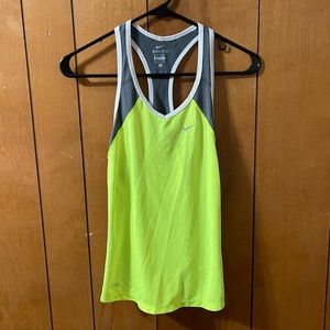 Nike Dri- Fit Workout Tank Top Sleeveless Shirt Sz Small EUC